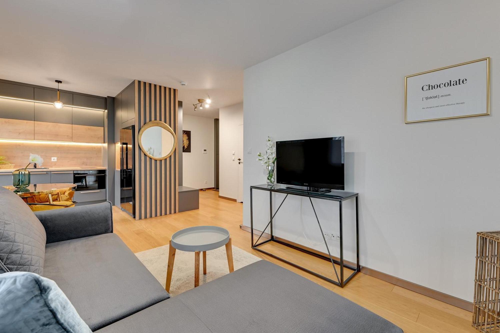 Nadmotlawie Riverside - Sauna, Gym & Parking By Downtown Apartments Gdansk Bilik gambar